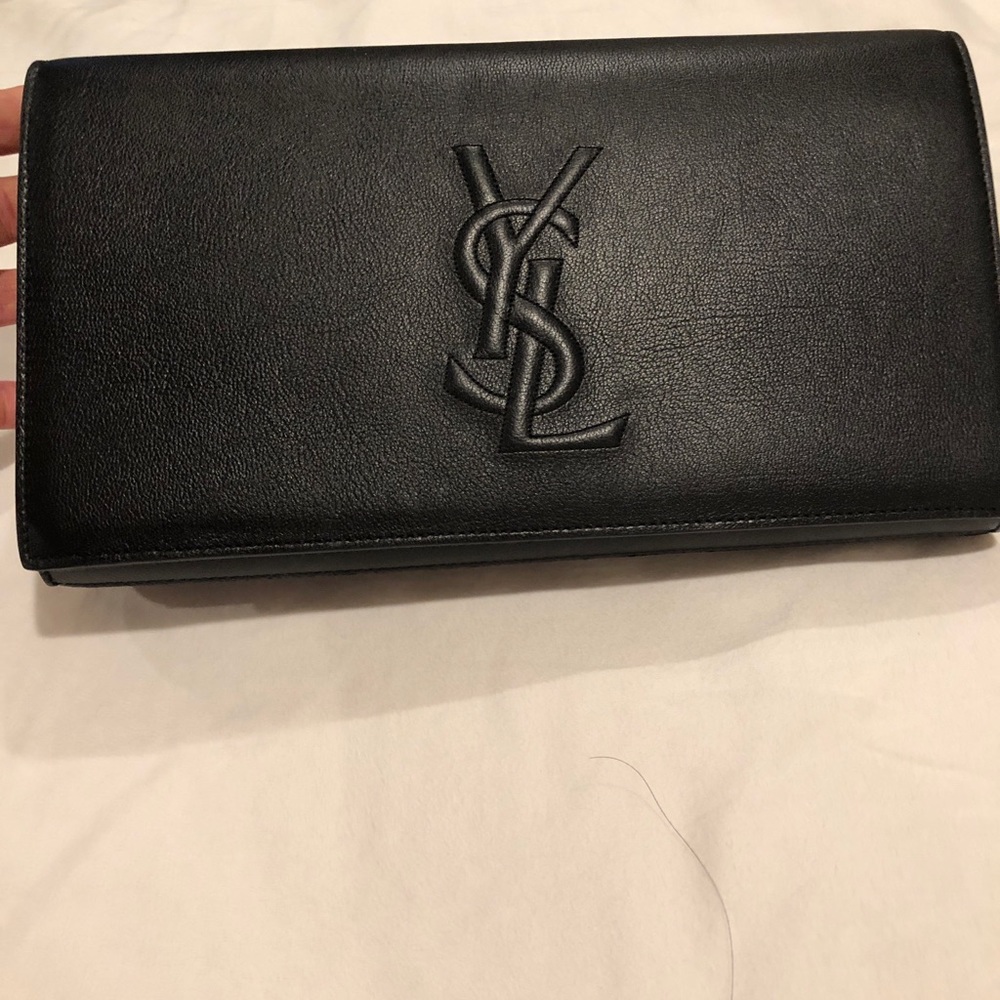 YSL clutch black